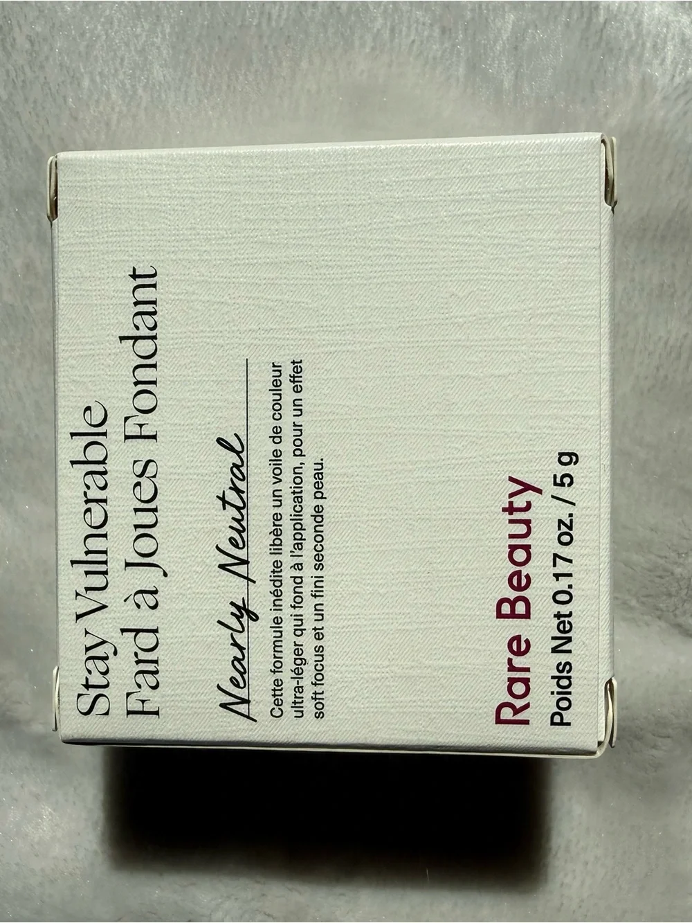 Rare Beauty Stay Vulnerable Melting Blush — Nearly Neutral (soft pink)